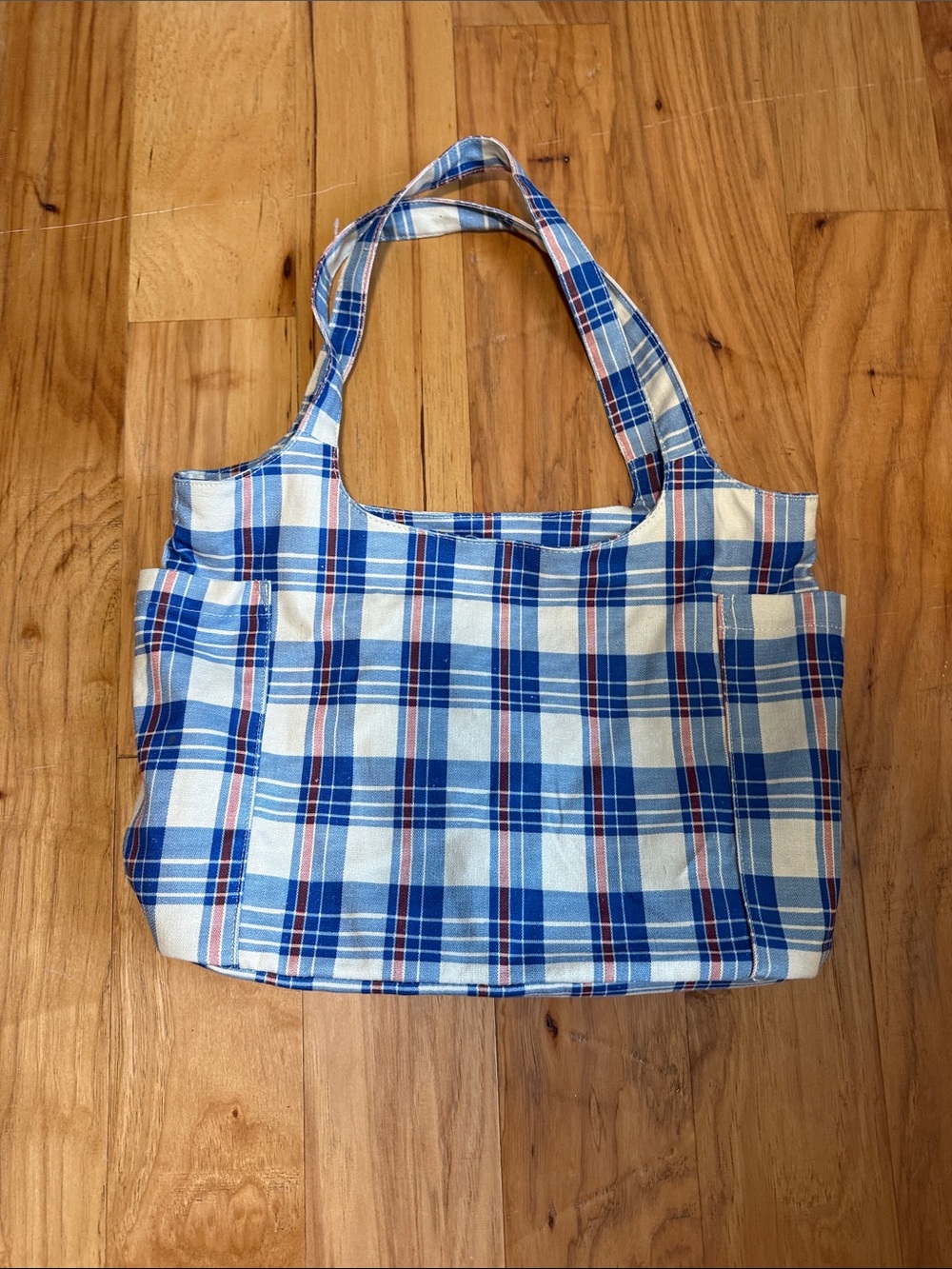 Gap plaid tote bag